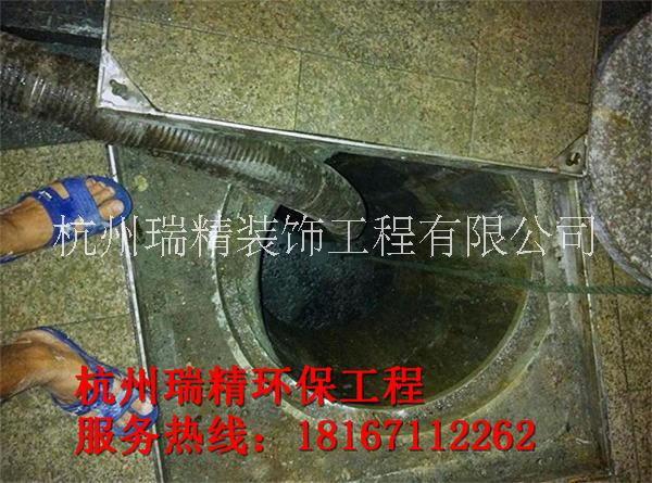 杭州上城区管道高压清洗，瑞精环保图片