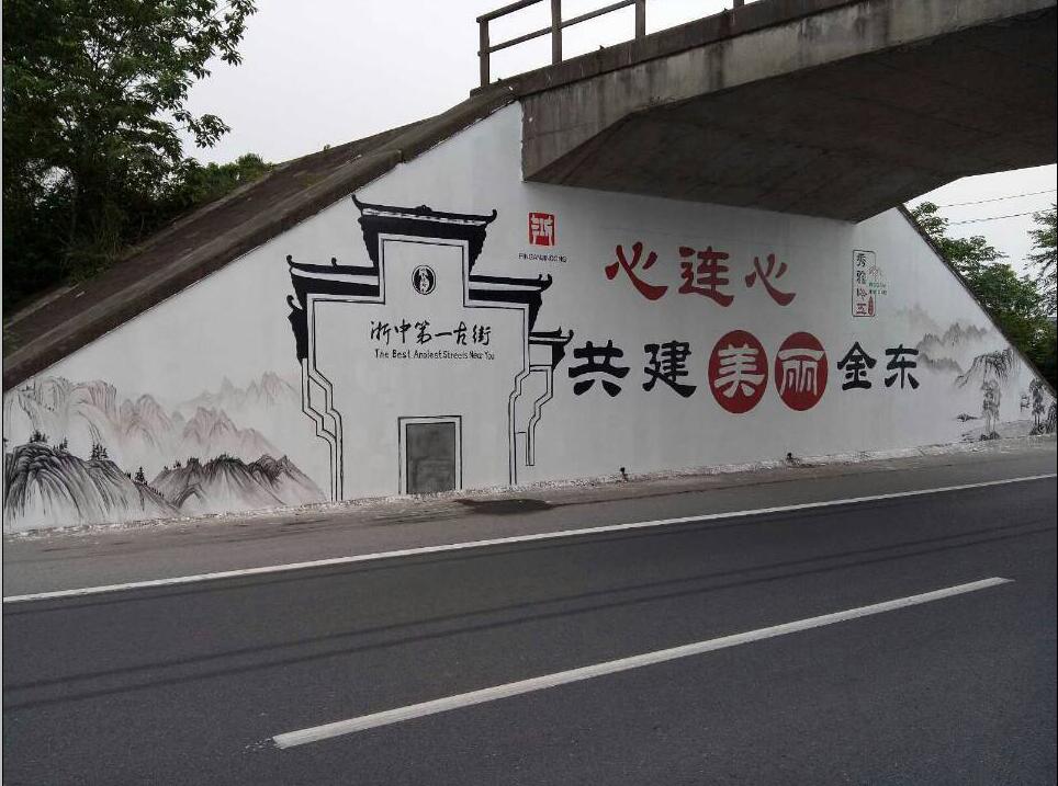 佛山市深圳墙绘、天桥、文化广场、旅游景厂家
