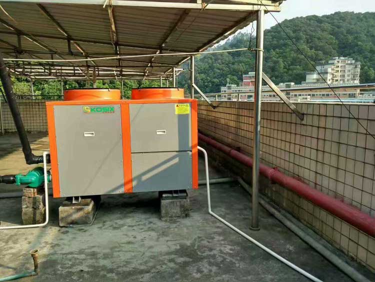 东莞工厂空气能热泵热水器安装