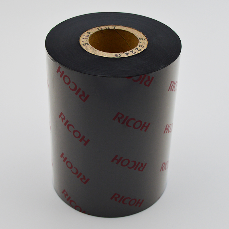 理光碳带B110A混合基条码扫描机色带 RICOH黑色