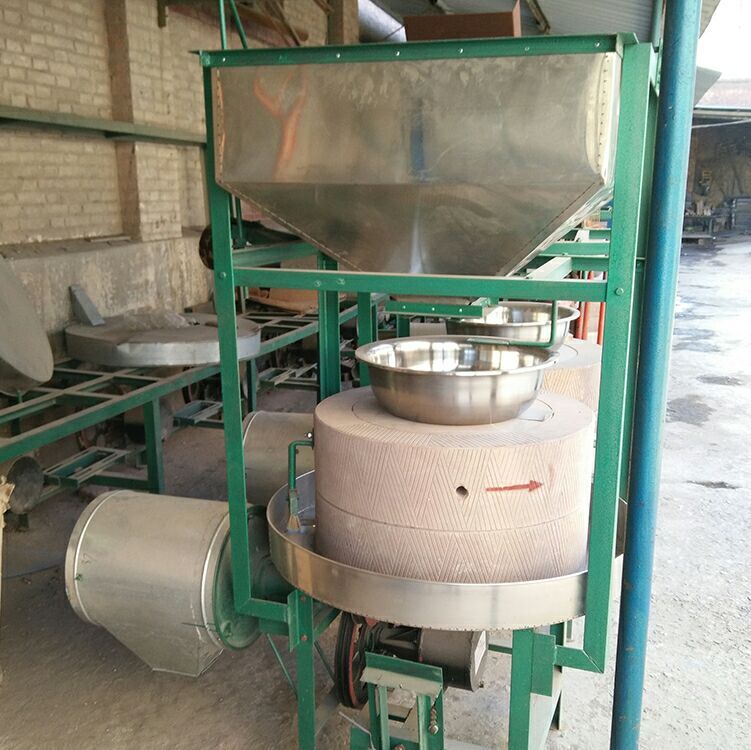 优质绿豆面粉石磨机 香油石磨机 全自动粮食石磨机 商用石磨机