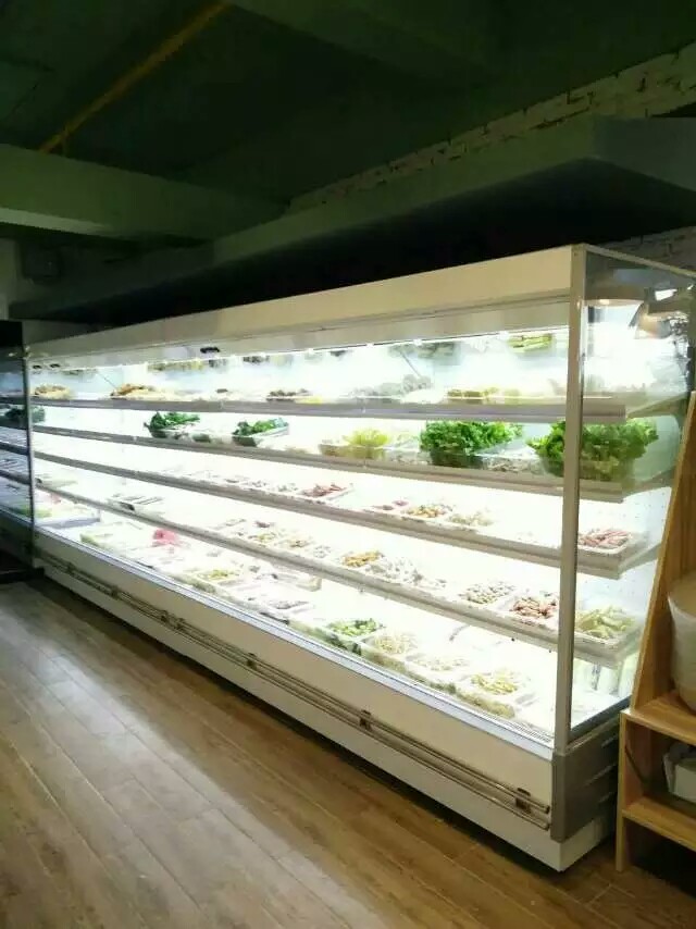 超市蔬菜水果柜保鲜柜冷藏冷冻柜水果保鲜柜冷藏展示柜点菜柜商用立图片