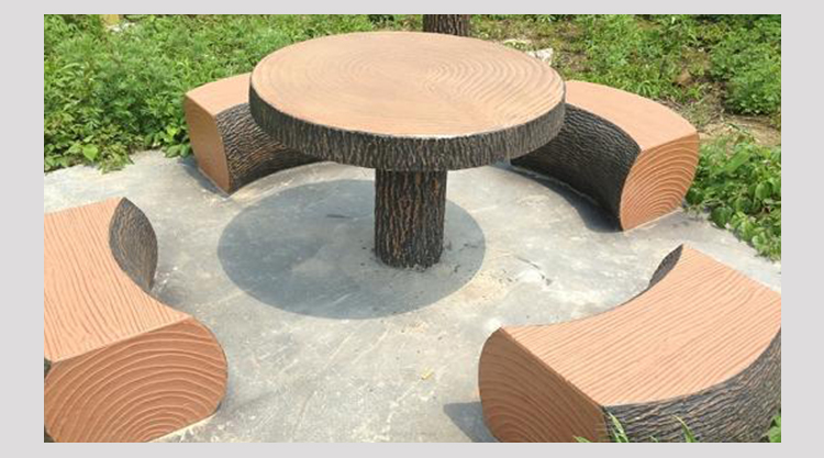 人造水泥仿木桌凳制作价格|山东人造水泥仿木桌凳制作公司