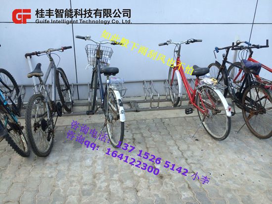 单车停靠架价格  碳素钢立体式停放架制造厂商在广东