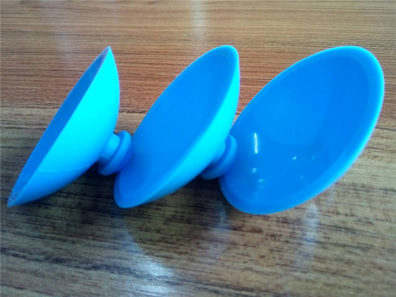 供应 硅胶吸盘 蘑菇头吸盘  蓝色硅胶  硅胶厂家图片