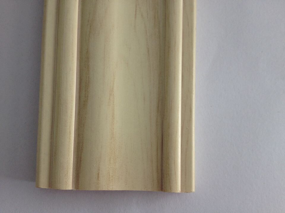 山东临沂厂家直销生态木塑卡条6cm,8cm宽 高档发泡门套线图片