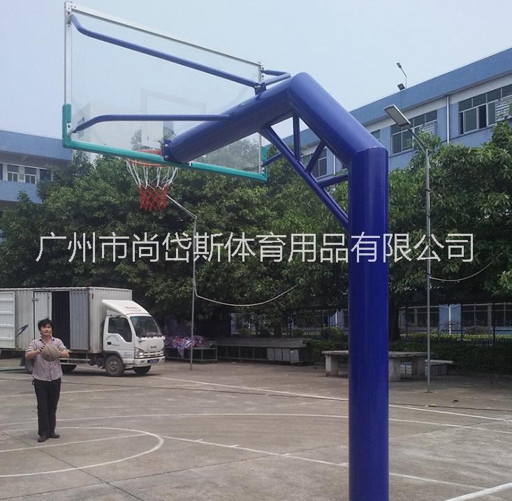篮球架广州户外蓝球架厂家圆管固定式篮球架厂家直销零售批发广州篮球架番禺篮球架图片