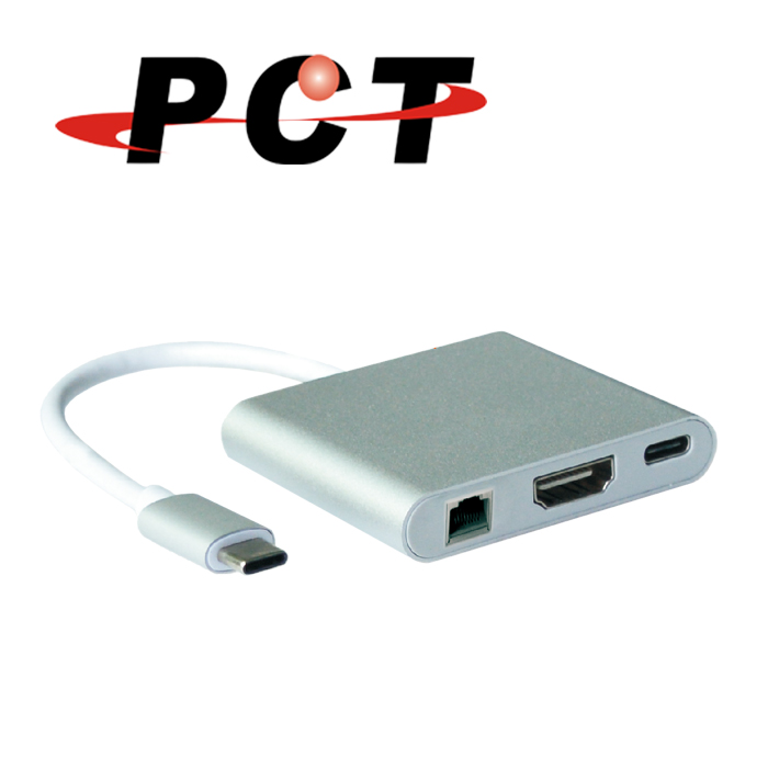 东莞PCT生产Type-C转换器转HDMI/RJ45/USB图片