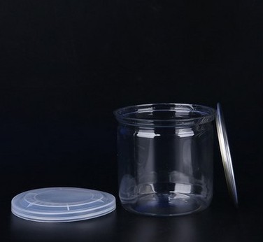 PET透明塑料罐加厚型 85*85 食品包装罐 塑料易拉罐塑料瓶厂家 塑料易拉罐 蜜饯罐炒货罐图片