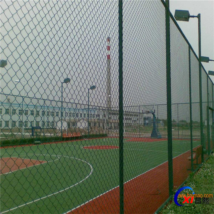 球场围栏网、球场勾花网、绿色包塑球场围栏网厂家直销可定制图片