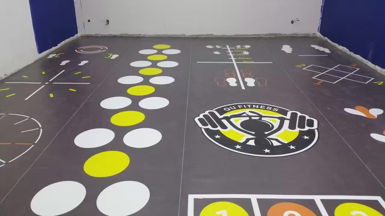 羽毛球馆篮球场用PVC地板图片