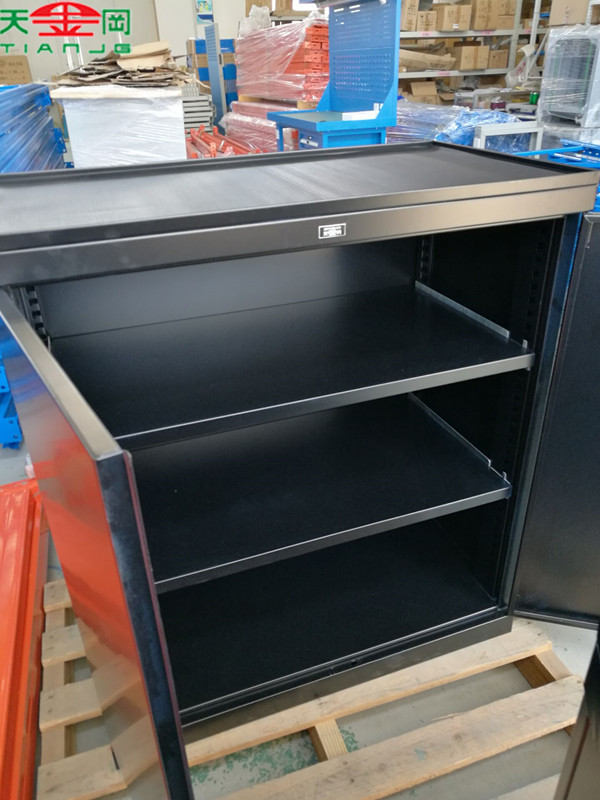 天金冈多功能工具柜黑色重型置物柜带围边五金工具柜