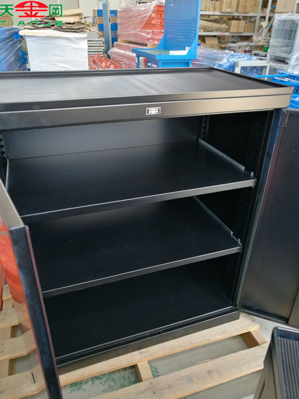 天金冈多功能工具柜黑色重型置物柜带围边五金工具柜