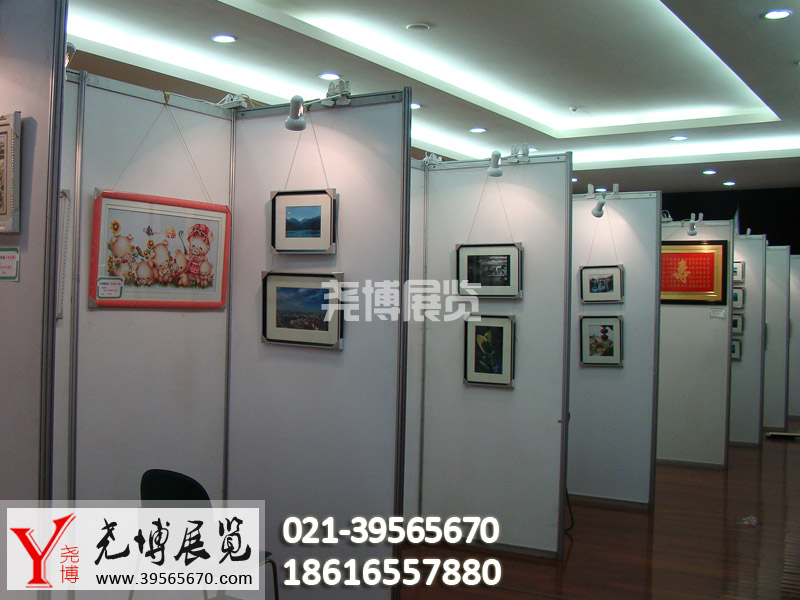 企业书画展活动布置挂画展架板出租|上海摄影展策划布置