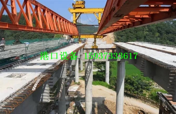 安徽铜陵架桥机公司准备架梁工程的