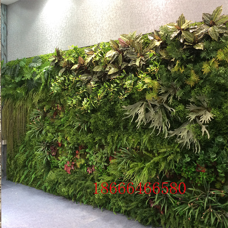 绿植工艺 仿真花墙仿真植物墙打底配材 绿植墙厥叶装饰 欢迎来电咨 绿植工艺植物墙