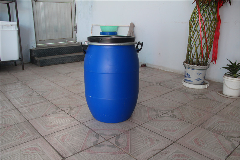 厂家直销  60升塑料桶 法兰桶 包箍桶大口化工桶60公斤