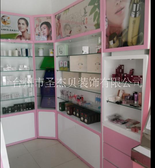 台州市妆品展柜 化妆品展柜订做厂家