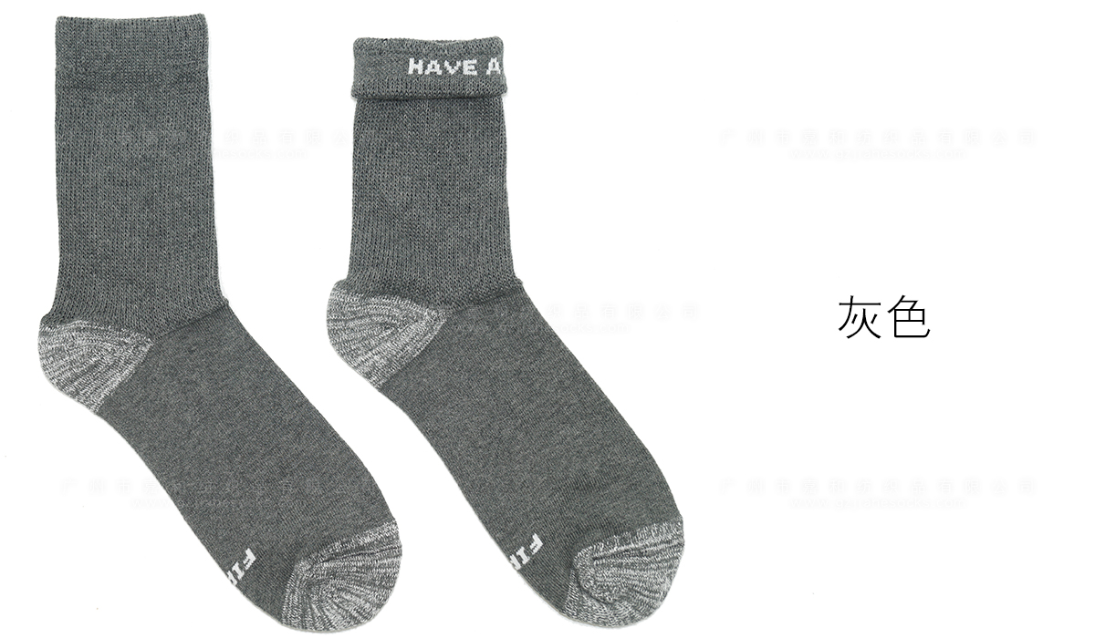 2017秋冬新款毛圈加厚运动袜 保暖嘻哈运动袜 混纱中筒运动袜