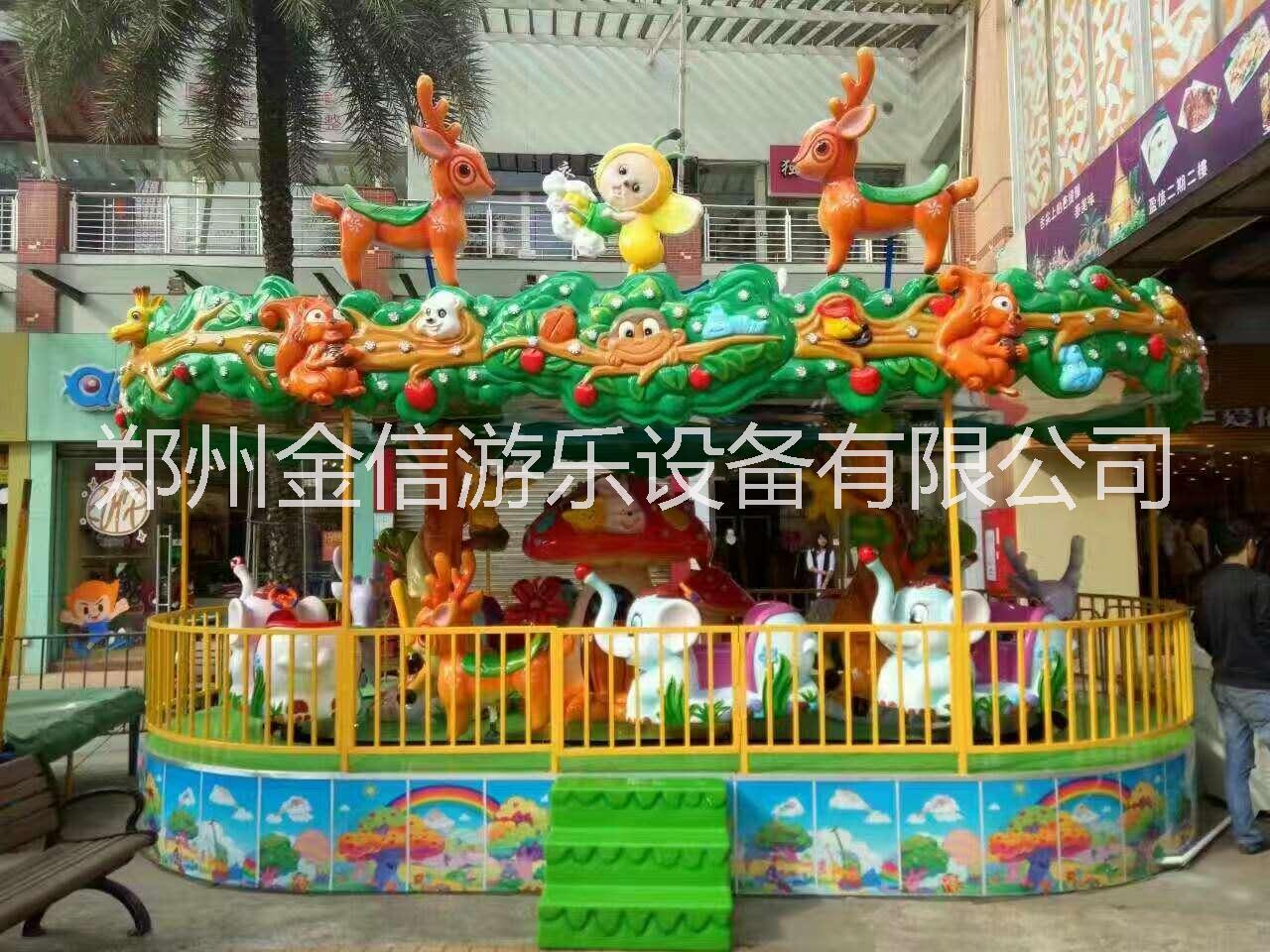 郑州金信游乐设备丛林骑士，儿童森林骑士生产厂家