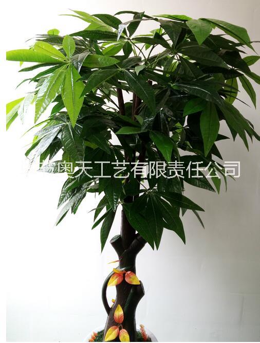 弯杆玫瑰花批发 仿真树仿真花贵州仿真绿植盆景定制 古龙手感发财树