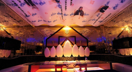 广州装饰公司新型软膜天花吊顶一色天软膜图片