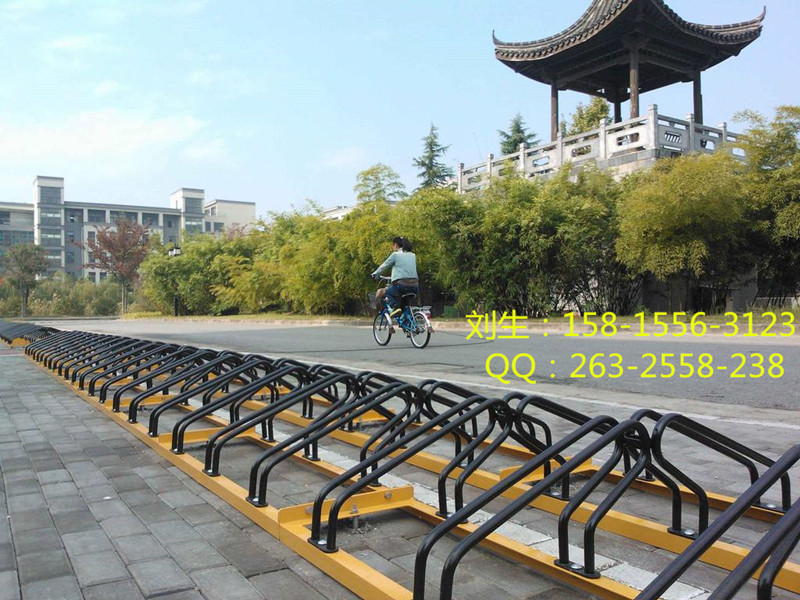 共享单车乱停放解决方案安装自行车停车架  桂丰牌自行车停车架