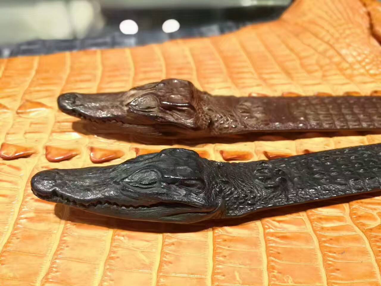 上海鳄鱼头腰带批发 厂家直销 鳄鱼头专门店供应商 可加工定制