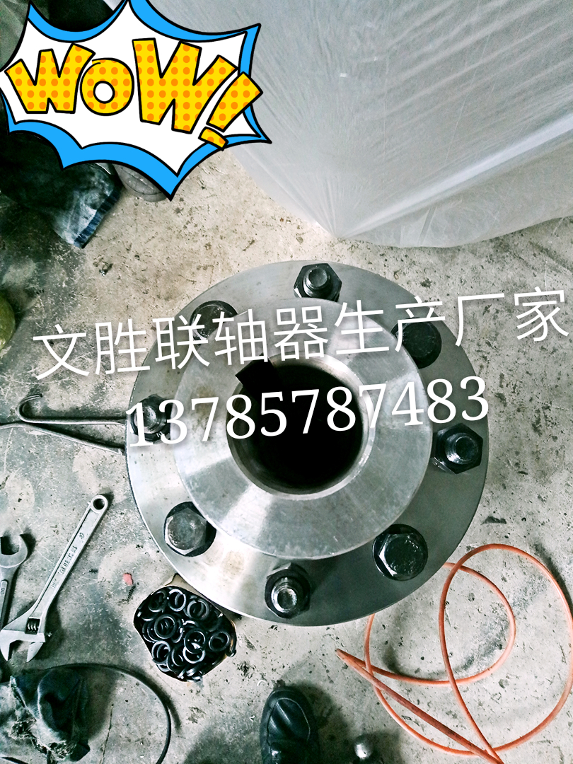 供应195毫米柱销联轴器属于HL4联轴器产品刘胜机械厂信得过好产品图片
