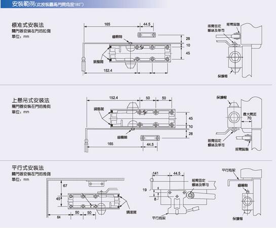 厂家直供爱尔门闭门器， 爱尔门1800系列闭门器13381385495