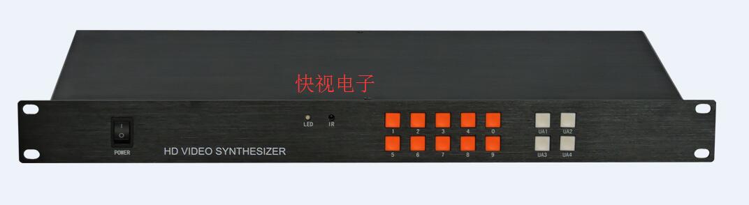 KS-FH41高清画面四分割器，HDMI画面分割器，VGA画面分割器，视频分割器,KVM分割器高清四画面分割器图片