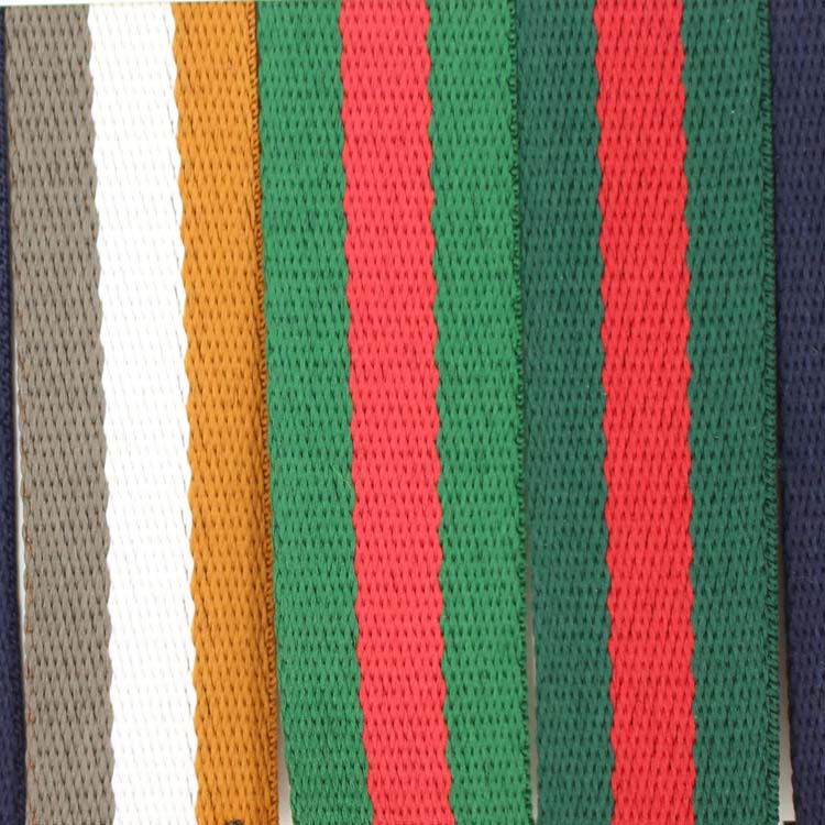 1寸间色斜纹棉带爆款箱包织带网络斜纹织带 特殊织带