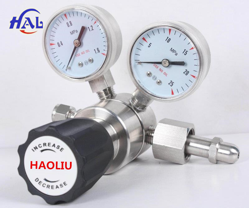 供应不锈钢减压器  不锈钢减压阀 (氢气、氧气、氩气、氮气）