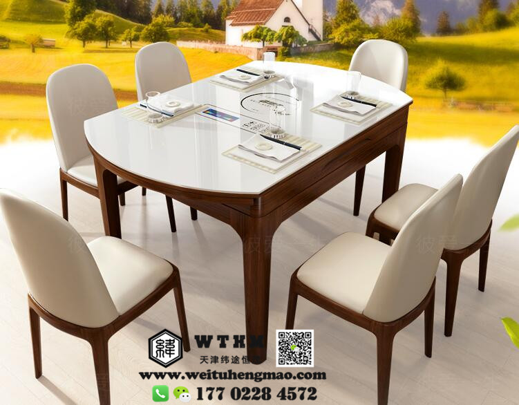 天津哪有卖实木餐桌椅 多款松木餐桌椅定制 多种实木餐桌椅
