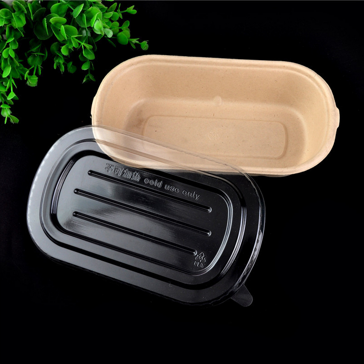 宜佳宜YJ-850一次性纸浆环保餐盒 便当盒 餐盒定制印刷（50只/件）