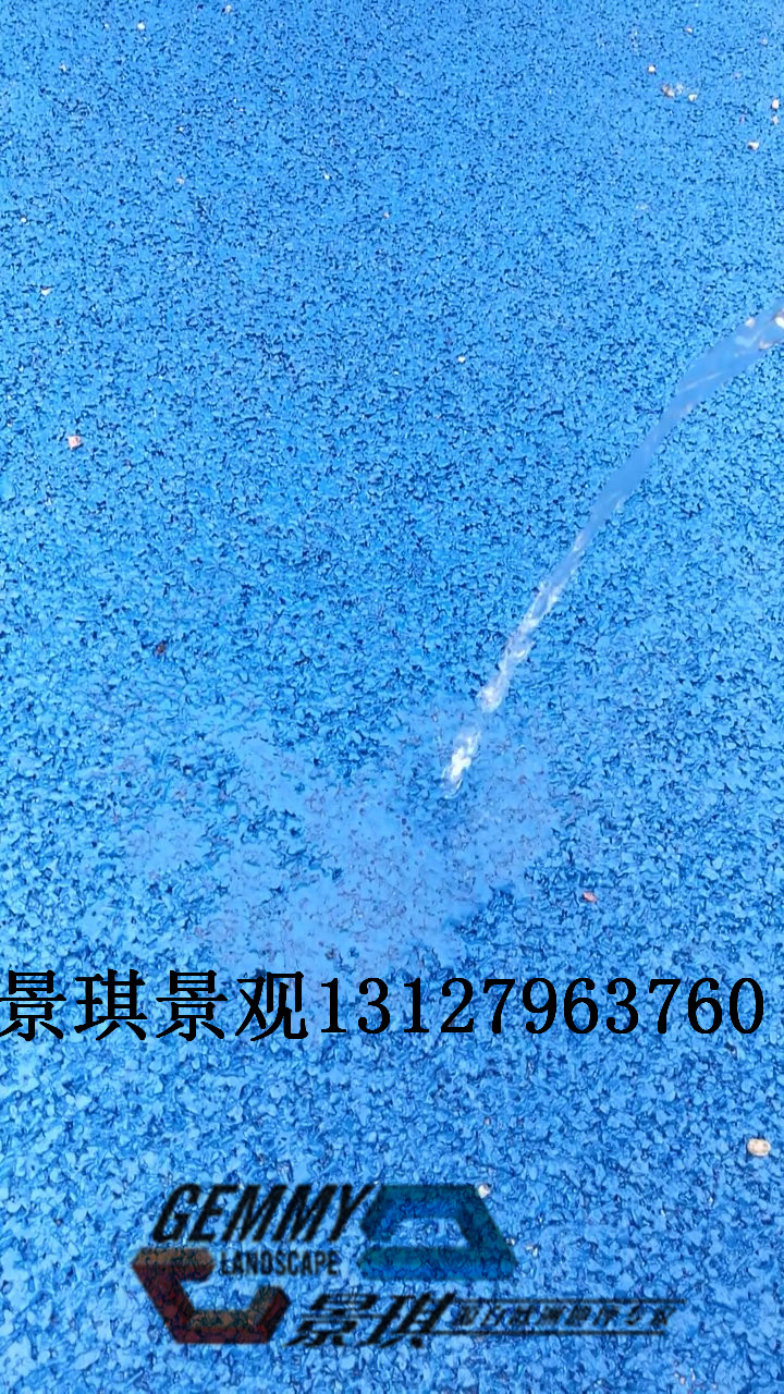 专业承接广西透水地坪 透水沥青 胶粘石