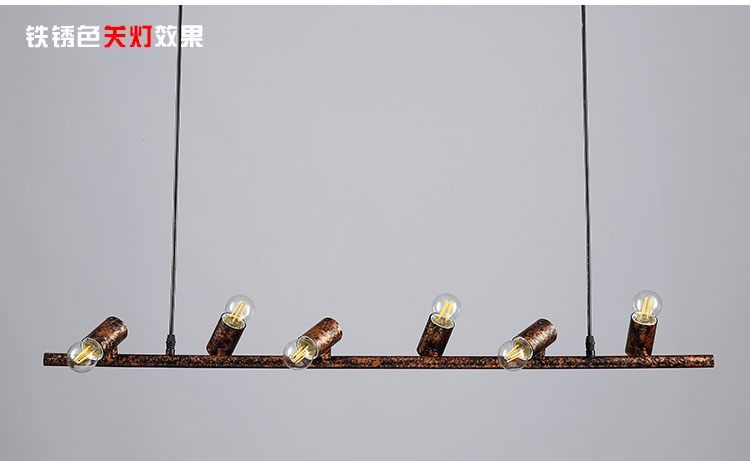 小鸟吊灯北欧创意服装店酒吧台loft铁艺复古个性现代简约餐厅灯具 复古小鸟吊灯