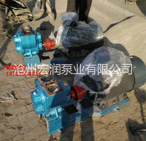 圆弧齿轮油泵厂家/沧州宏润泵业100YHCB-100型圆弧车载油泵图片