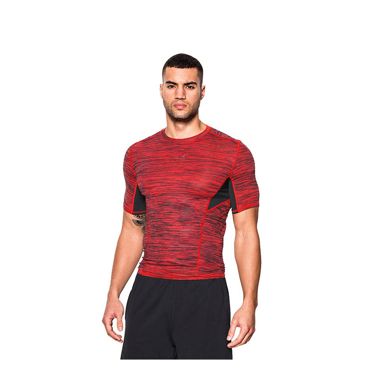 男士运动紧身衣  透气圆领健身服 夏季新款时尚纯色跑步T恤图片