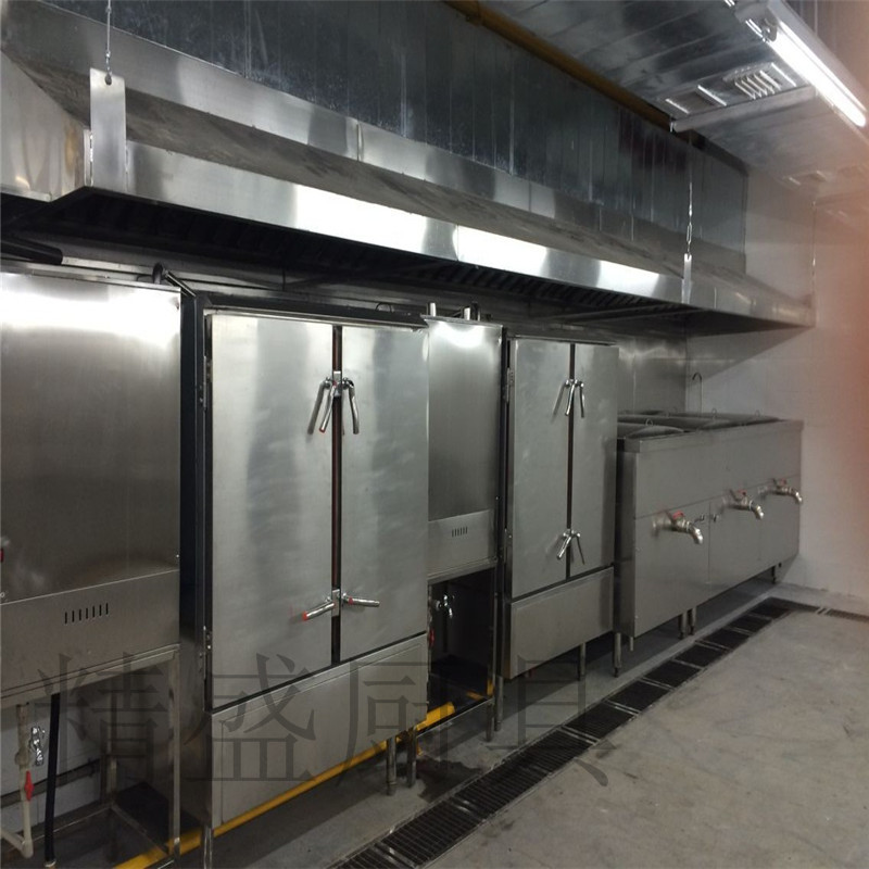 东莞不锈钢厨具工程 工厂厨房食堂油烟净化器 节能环保厨房设备