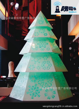厂家供应圣诞树 圣诞节日景观布置 大型圣诞节工程设计制作