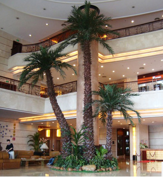 东莞市雅菲仿真植物有限公司 仿真棕榈树 假树 仿真树厂家造型尺寸可定制