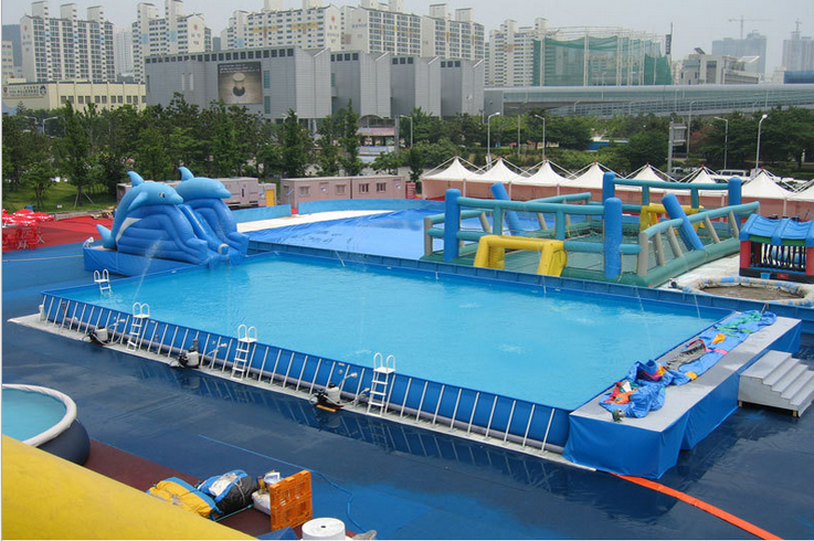 厂家直销户外支架游泳池 大型可移动支架泳池 儿童大型户外移动游泳池安装