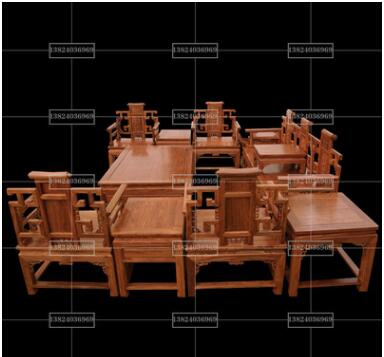 江门市红木家具厂家成套客厅中式古典红木组合全实木沙发非洲花梨木家具勾仔沙发 红木家具