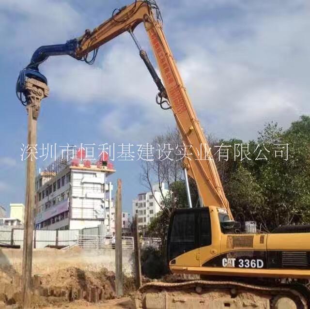 深圳市深圳钢板桩施工队及打桩机出租厂家