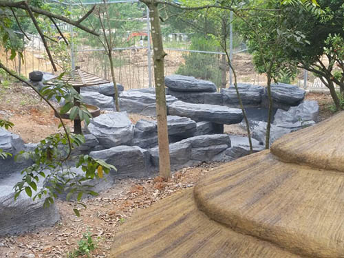 水泥假山制作厂家 塑石假山 水泥假山园林景观设计施工 假山塑石制作