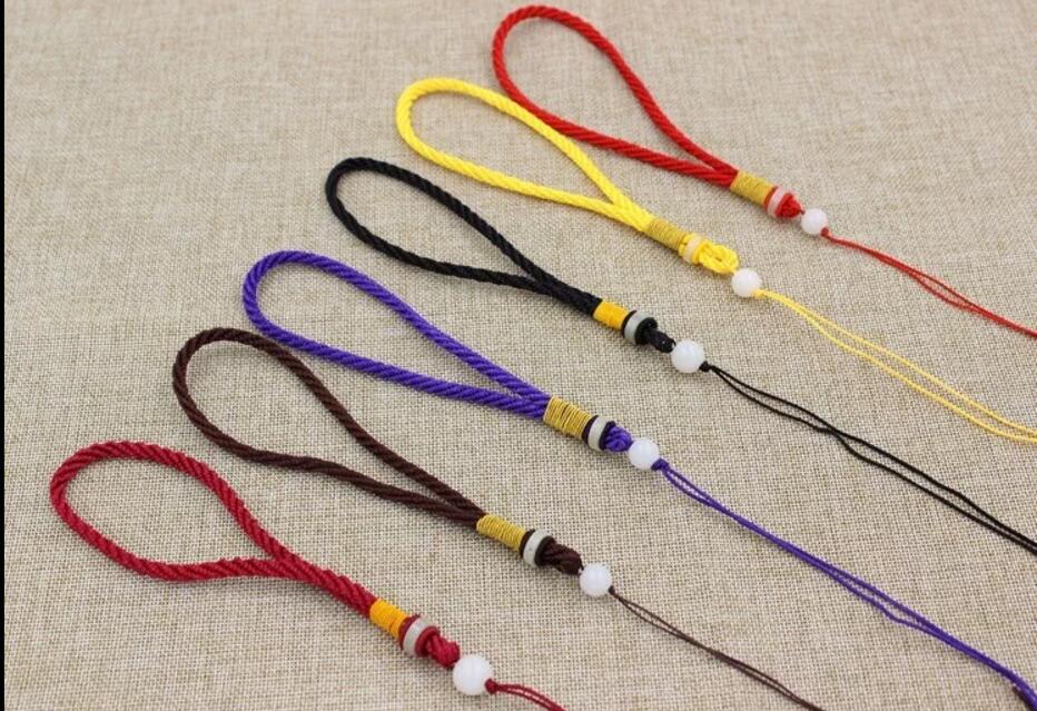 厂家直销各种款式手把绳玉珠吊绳汽车挂件吊绳颜色型号齐全图片
