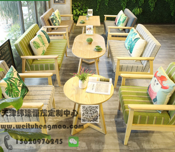 天津咖啡厅户外休闲桌椅　室内咖啡厅桌椅