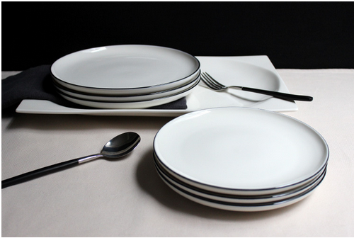ZEROKYCLAN西餐具套装白色早餐盘牛排盘汤碗米饭碗A等 原创品牌 白色早餐盘牛排盘汤碗米饭碗