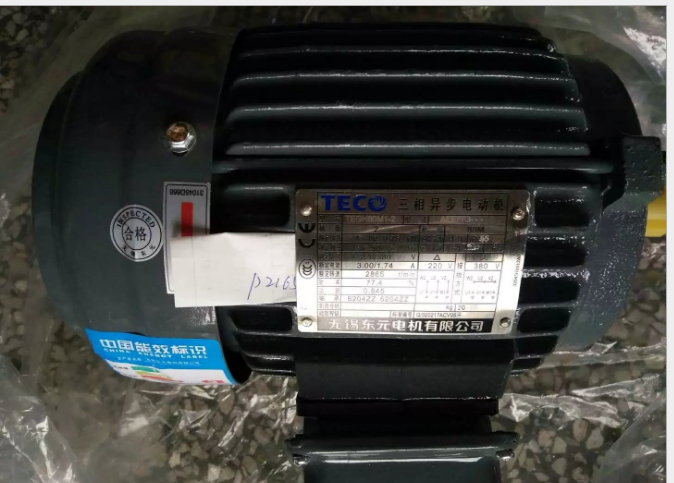 TECO东元新款电机0.75KW 4P 1425转 AEEFF3 TEGH802-4